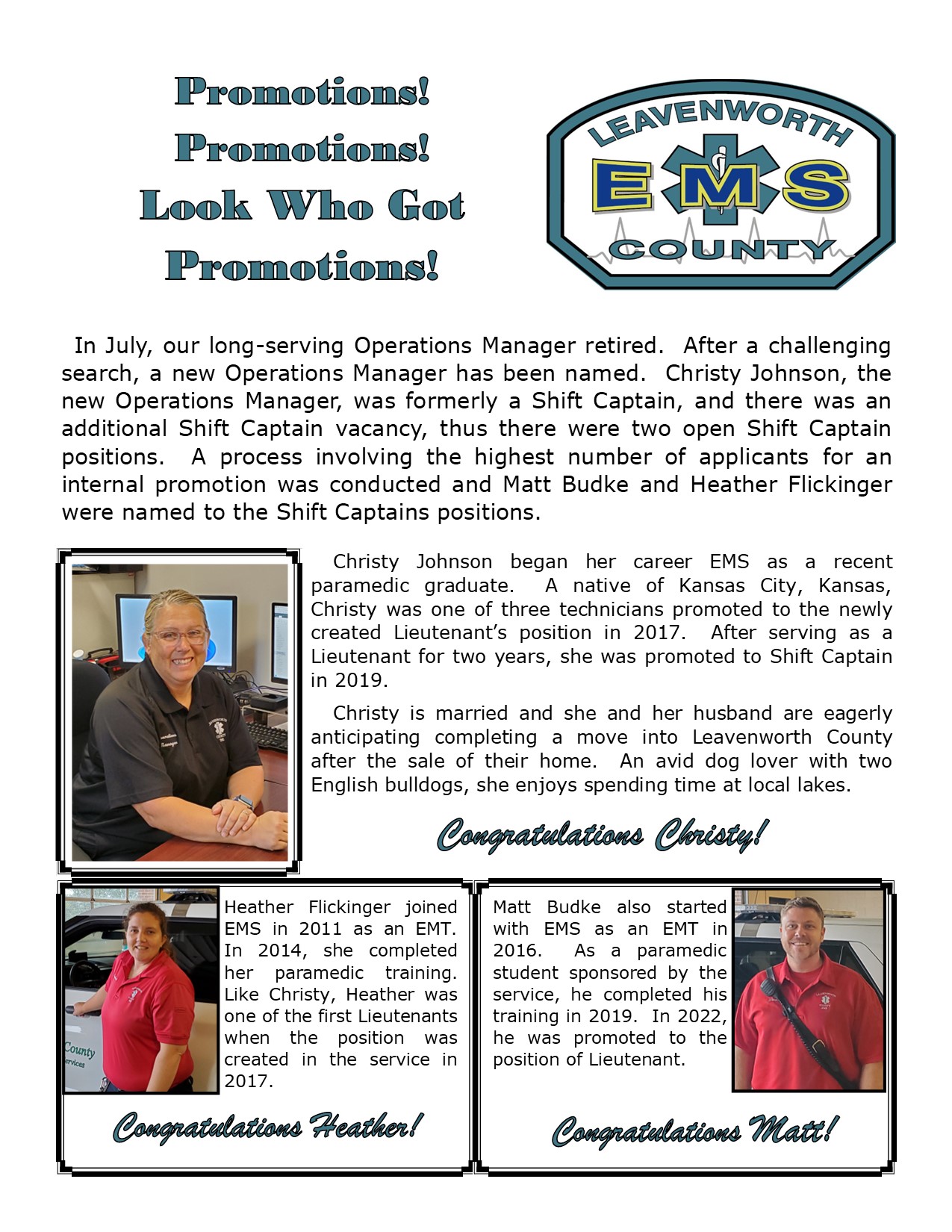 EMS Promotions